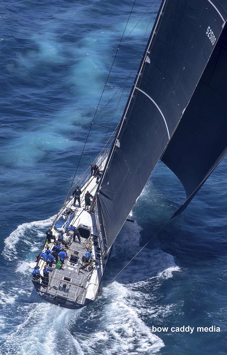 Black Jack - start of the 2022 Sydney Hobart race - photo © Bow Caddy Media