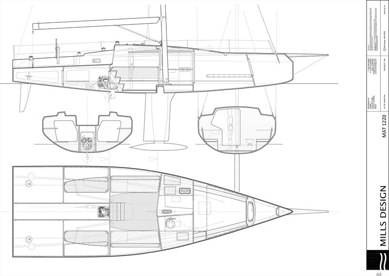 M.A.T.1220 Overall and Interior Plan - photo © Mills Design