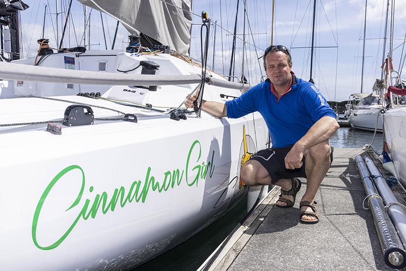 Cian McCarthy co-skipper on Cinnamon Girl - 2023 Rolex Sydney Hobart Yacht Race photo copyright Andrea Francolini taken at Cruising Yacht Club of Australia and featuring the IRC class