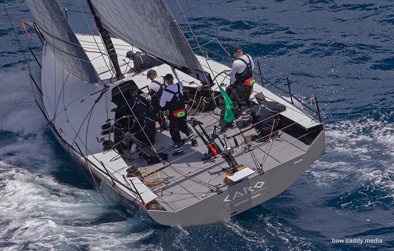 Caro chasing another major win photo copyright Bow Caddy Media taken at Cruising Yacht Club of Australia and featuring the IRC class