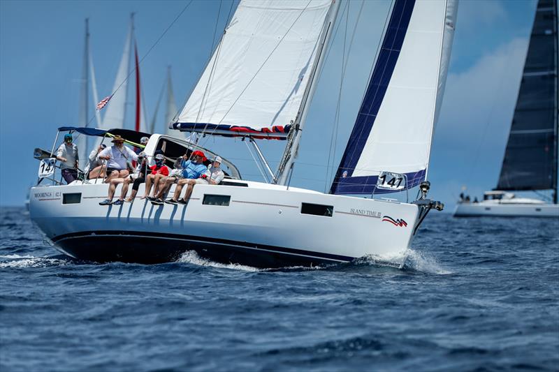 Bareboat 3 - Bill Lehnert's Lunatic Fringe - Island Time III (USA) crew includes five teenagers at 55th Antigua Sailing Week - photo © Paul Wyeth / www.pwpictures.com