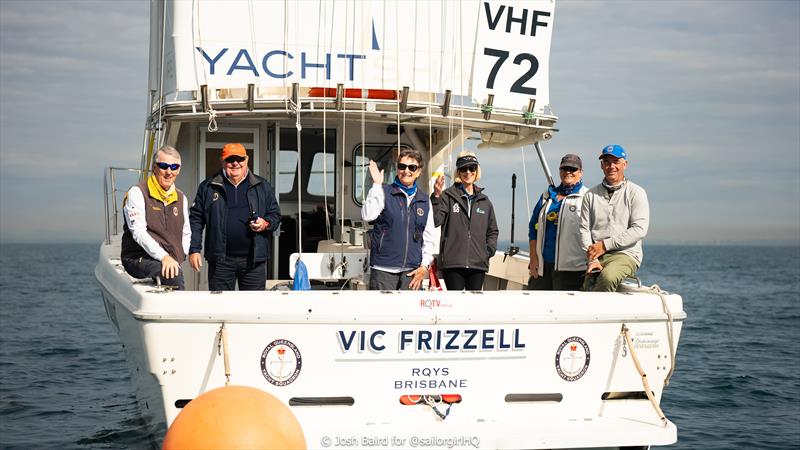 Louise Davis, second from the right stepped in as RO and the other incredible volunteers for the Brisbane to Keppel Tropical Yacht Race  - photo © Josh Baird for @sailorgirlHQ