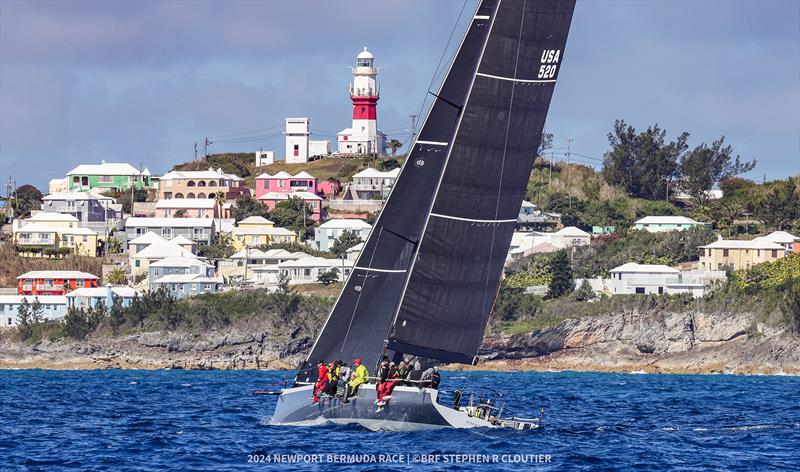 Summer Storm (Top) at the finish line - Newport Bermuda Race - photo © Stephen R Cloutier