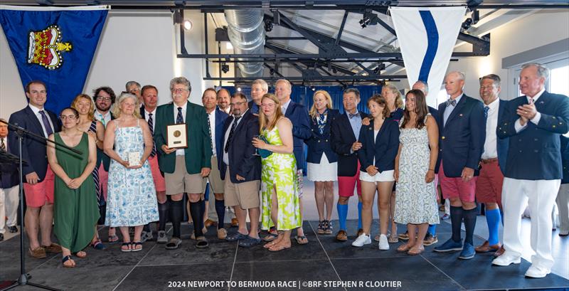 Crews of Alliance, Ceilidh, and Banter - 2024 Newport Bermuda Race - photo © Steve Cloutier