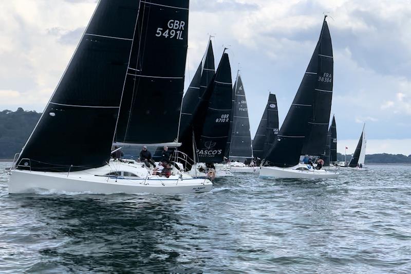 Race start - Plymouth Race Week 2024 photo copyright Adrian Gray taken at Royal Western Yacht Club, England and featuring the IRC class