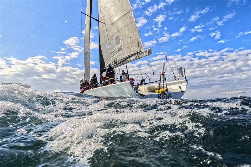 KOA out the heads - 2024 Noakes Sydney Gold Coast Yacht Race - photo © Andrea Francolini