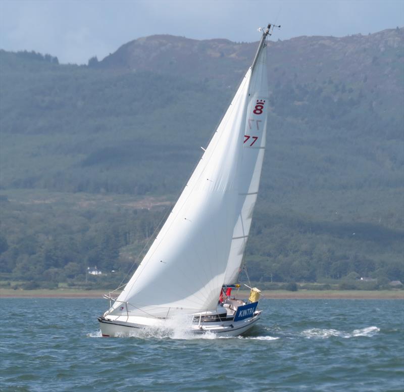 John Searle and crew enjoying a great sail aboard “Kintra” during Kippford Week photo copyright John Sproat taken at Solway Yacht Club and featuring the IRC class