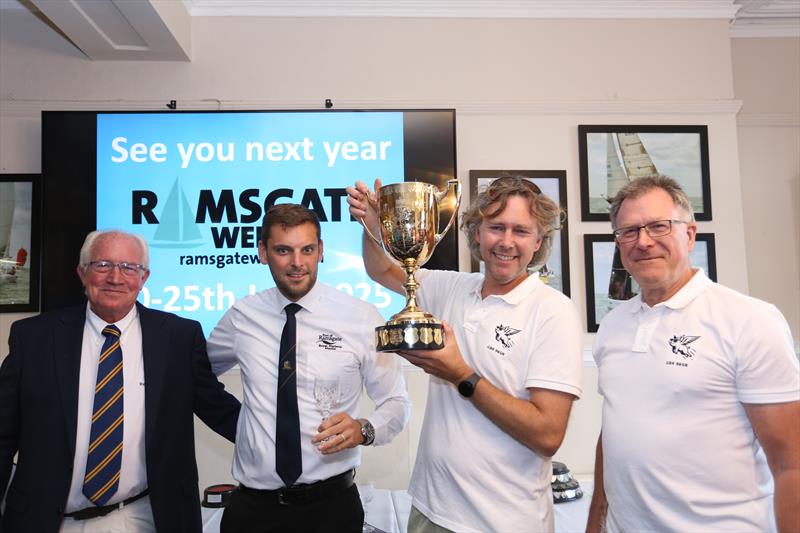 Flying Pig being presented with the Ramsgate Week Gold Cup - photo © Chris Cox