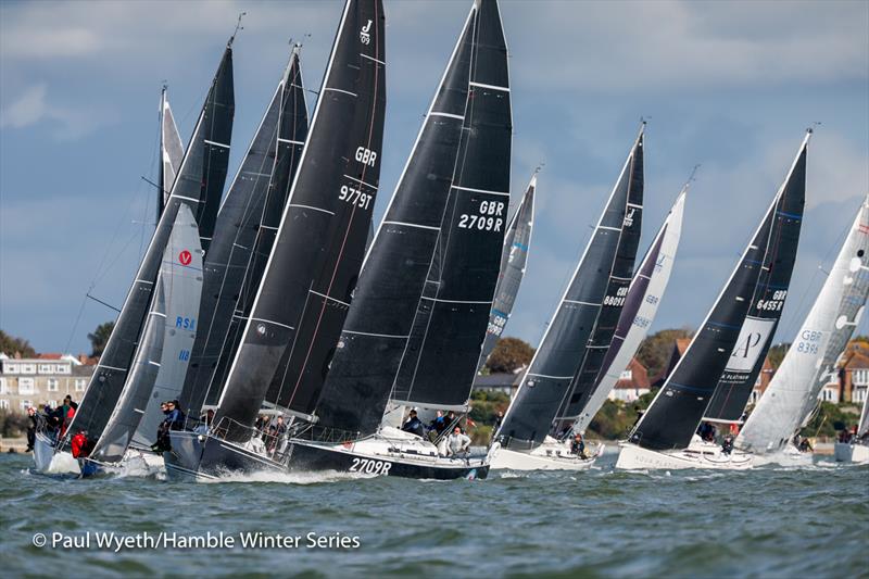 Hamble Winter Series photo copyright Paul Wyeth / www.pwpictures.com taken at Hamble River Sailing Club and featuring the IRC class