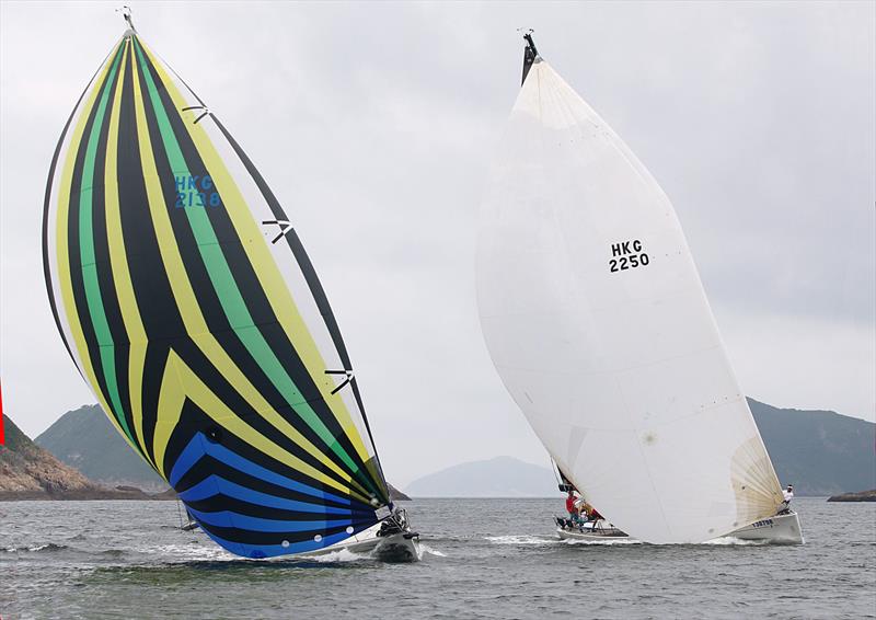 Manbude and Tipsy. UK Sailmakers Typhoon Series 2024 photo copyright Fragrant Harbour taken at Hebe Haven Yacht Club and featuring the IRC class