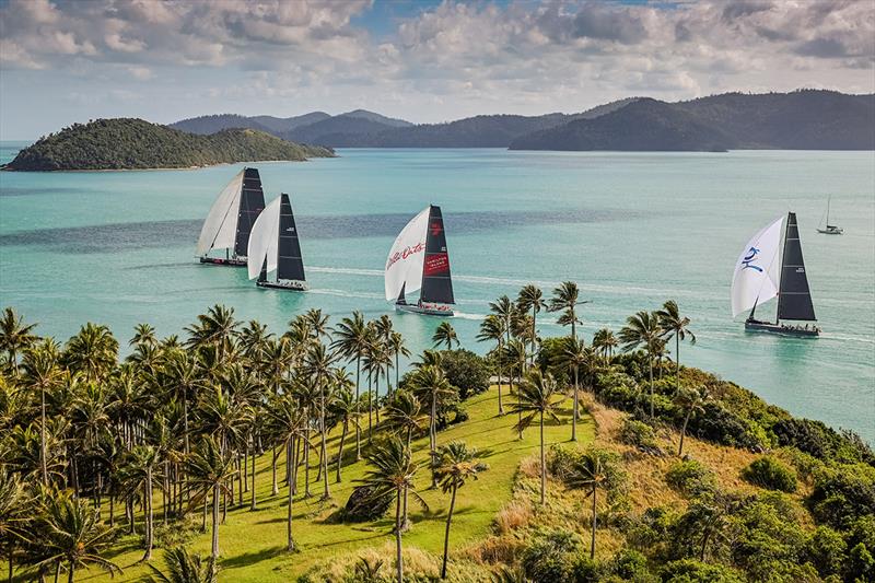 Division 1 at Hamilton Island Race Week heading off on the Nautilus Marine Insurance Classic Long Race - photo © Salty Dingo