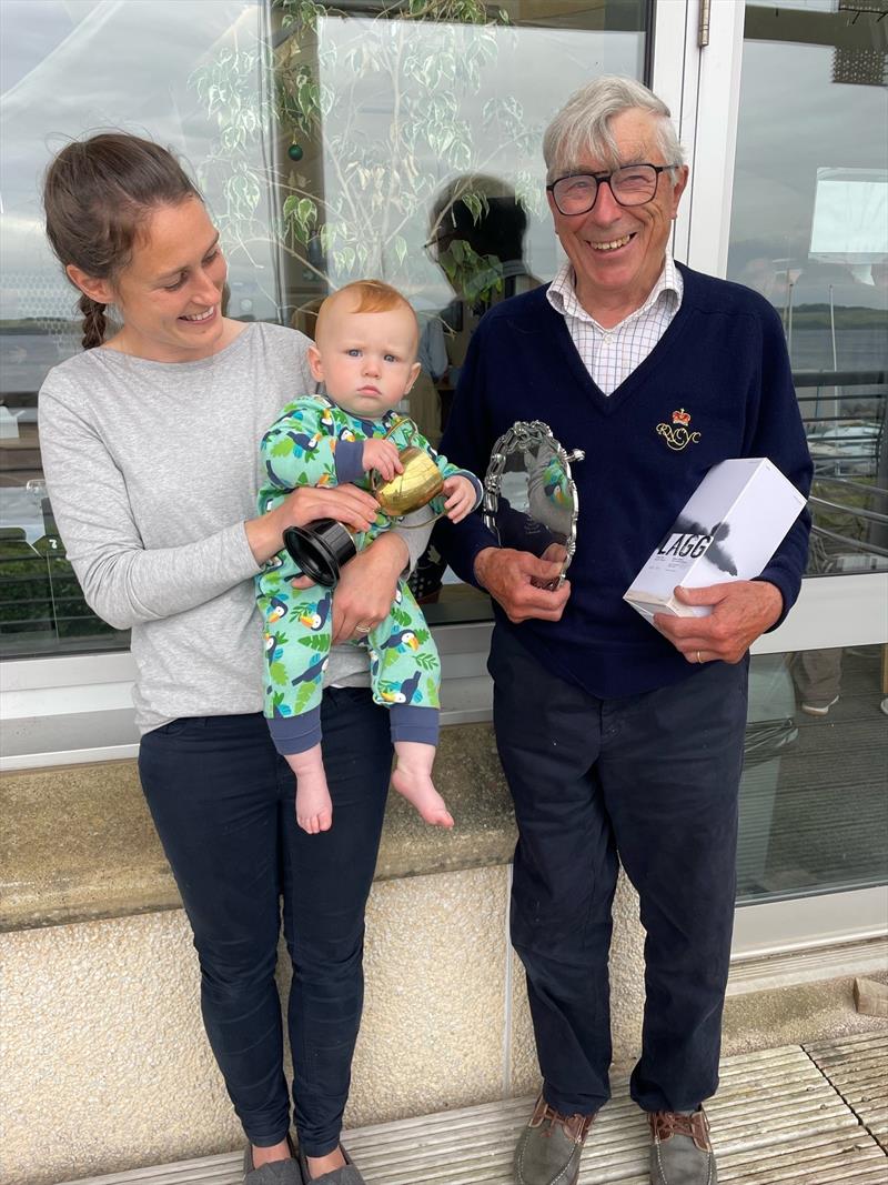 Rebecca Smith and Ian Nocilson, prizewinners in the Scottish Two Handed Race at Largs Regatta Festival 2024  photo copyright Marc Turner and Carolyn Elder taken at Largs Sailing Club and featuring the IRC class