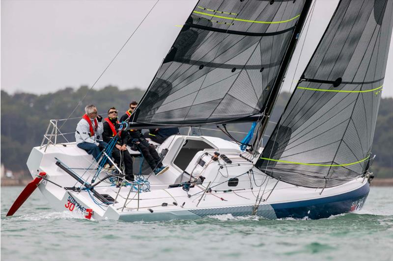 Sun Fast 30 One Design photo copyright Lorient Grand Large. taken at Royal New Zealand Yacht Squadron and featuring the IRC class