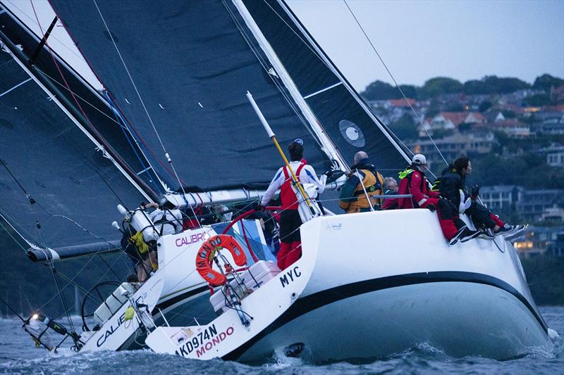 Tollgate Islands Race start - Mondo & Calibre 12 photo copyright Ashley Dart taken at Cruising Yacht Club of Australia and featuring the IRC class