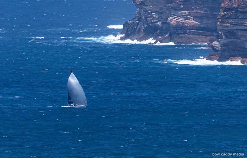 Blue Planet (DH) entering Sydney Harbour photo copyright Bow Caddy Media taken at Cruising Yacht Club of Australia and featuring the IRC class