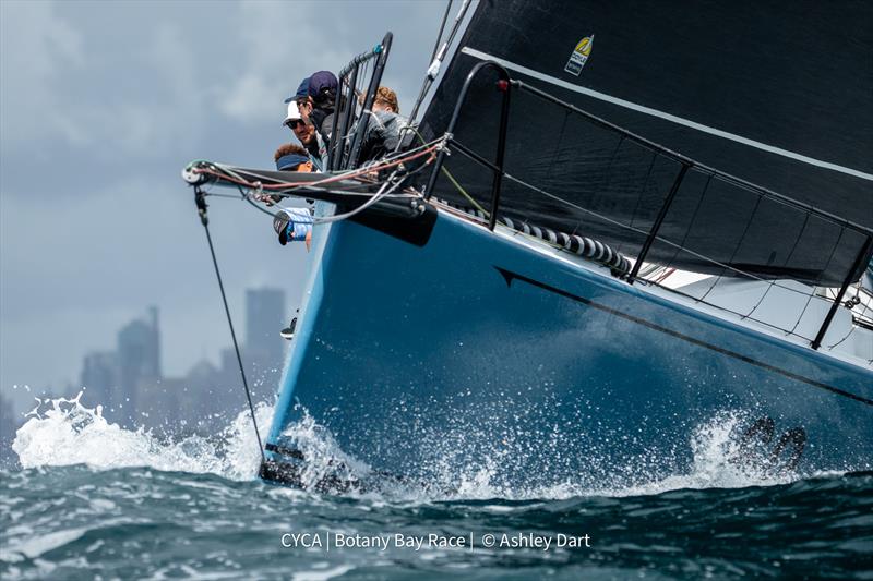 Smuggler pressing with the crew on the rail - photo © CYCA | Ashley Dart