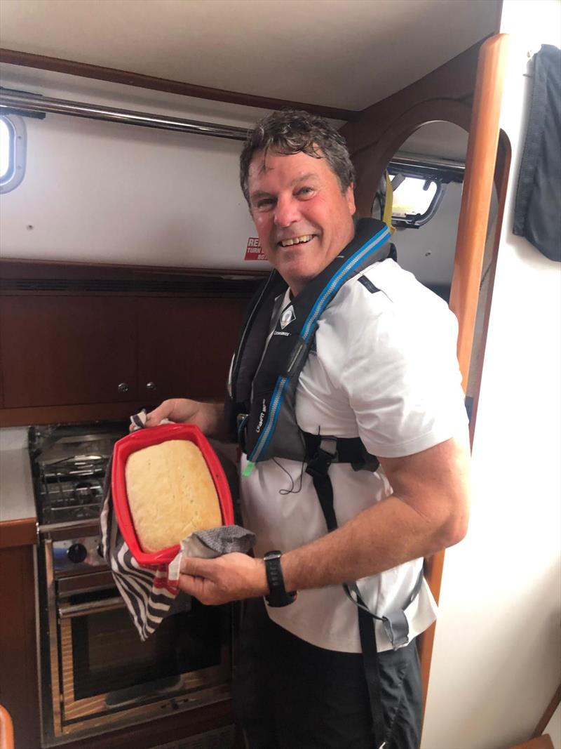 Lots of equipment testing and a spinnaker drop mid Pete Dowdney bread making - Melbourne Osaka Cup - photo © Grant Chipperfield