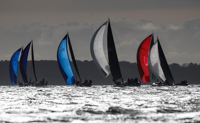 Hot Rats, Further West, Jolly Jumper - Hamble Winter Series 2024 Race Week 6, sponsored by Key Yachting photo copyright Paul Wyeth / www.pwpictures.com taken at Hamble River Sailing Club and featuring the IRC class