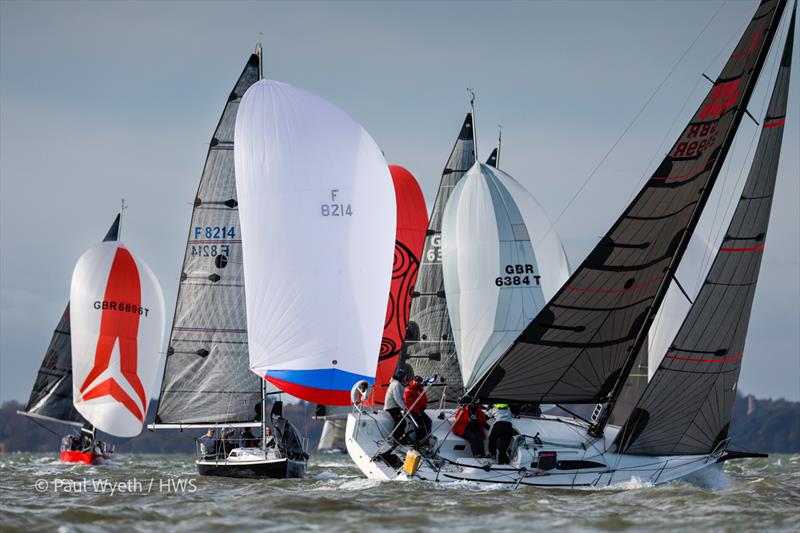 Janx Spirit, Protis - Hamble Winter Series 2024 Race Week 6, sponsored by Key Yachting photo copyright Paul Wyeth / www.pwpictures.com taken at Hamble River Sailing Club and featuring the IRC class