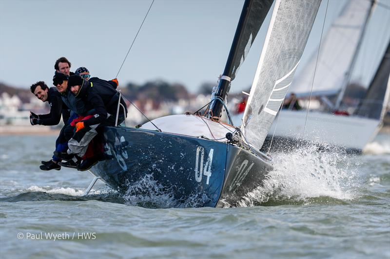 Cool Runnings - Hamble Winter Series 2024 Race Week 6, sponsored by Key Yachting photo copyright Paul Wyeth / www.pwpictures.com taken at Hamble River Sailing Club and featuring the IRC class