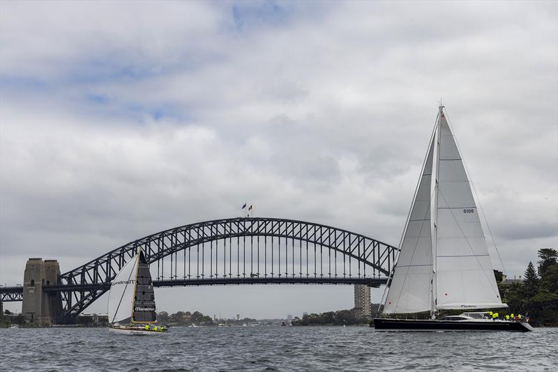 Maritimo100 and Maritimo Katwinchar photo copyright Andrea Francolini taken at Cruising Yacht Club of Australia and featuring the IRC class