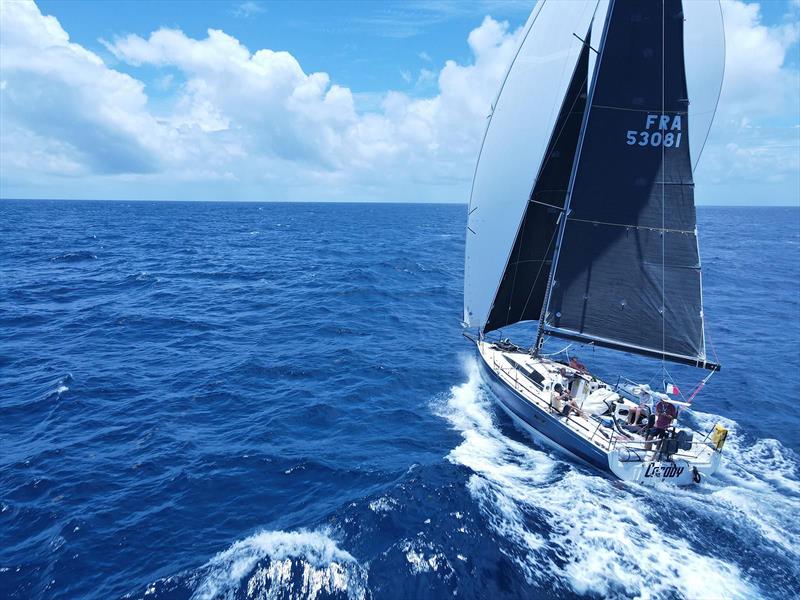 Cocody sailing downwind offshore photo copyright Cocody taken at Cruising Yacht Club of Australia and featuring the IRC class