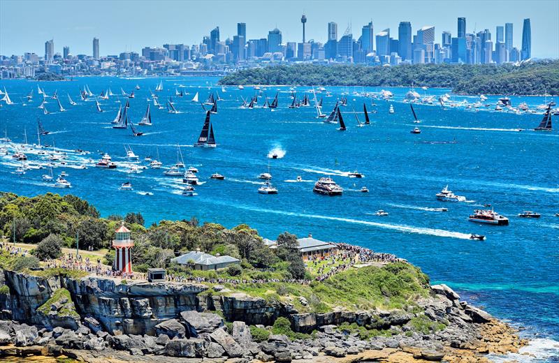 2024 Rolex Sydney Hobart Yacht Race start photo copyright ROLEX | Carlo Borlenghi taken at Cruising Yacht Club of Australia and featuring the IRC class