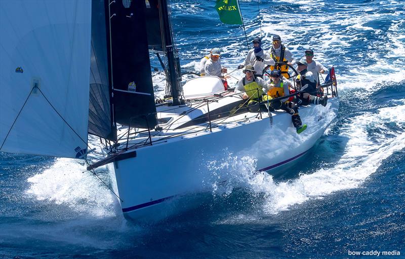 Bacchanal in the 2024 Sydney Hobart photo copyright Bow Caddy Media taken at Cruising Yacht Club of Australia and featuring the IRC class