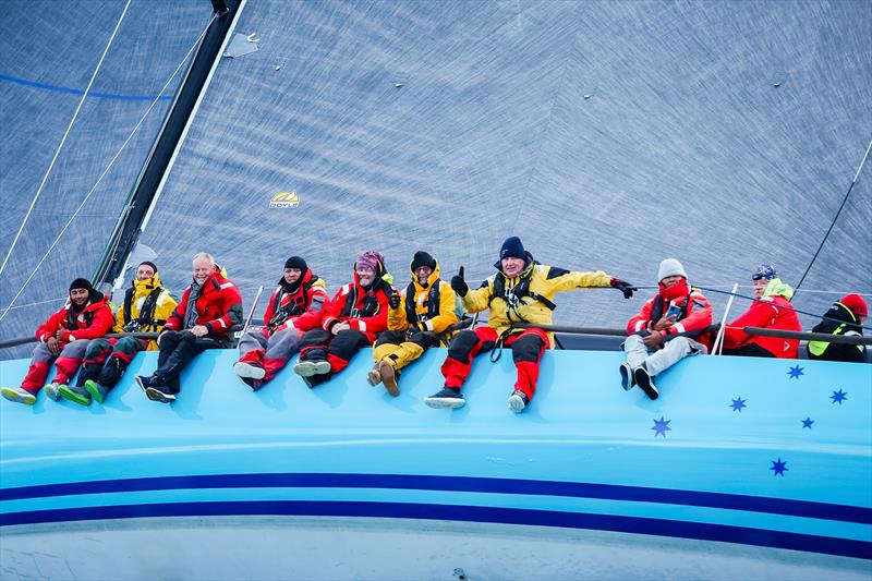 Antipodes sailing towards the finish in Hobart - 2024 Rolex Sydney Hobart Yacht Race - photo © CYCA | Salty Dingo