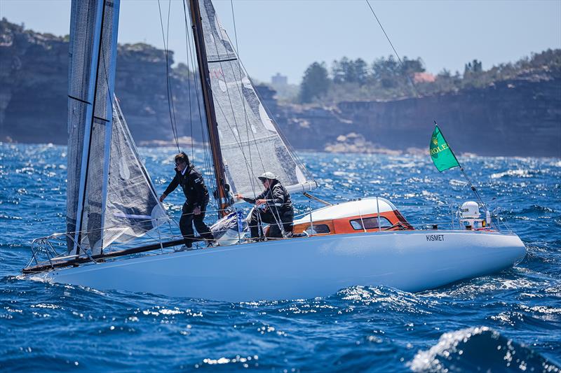 Kismet leaving Sydney Harbour - 2024 Rolex Sydney Hobart Yacht Race photo copyright CYCA | Salty Dingo taken at Cruising Yacht Club of Australia and featuring the IRC class