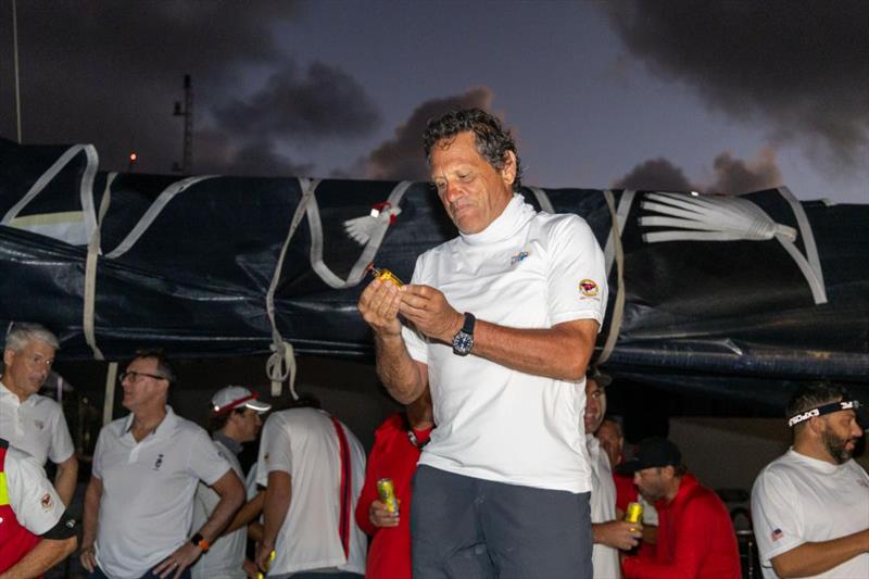 Lucky's navigator Juan Vila - RORC Caribbean 600 photo copyright Tim Wright / www.photoaction.com taken at Royal Ocean Racing Club and featuring the IRC class