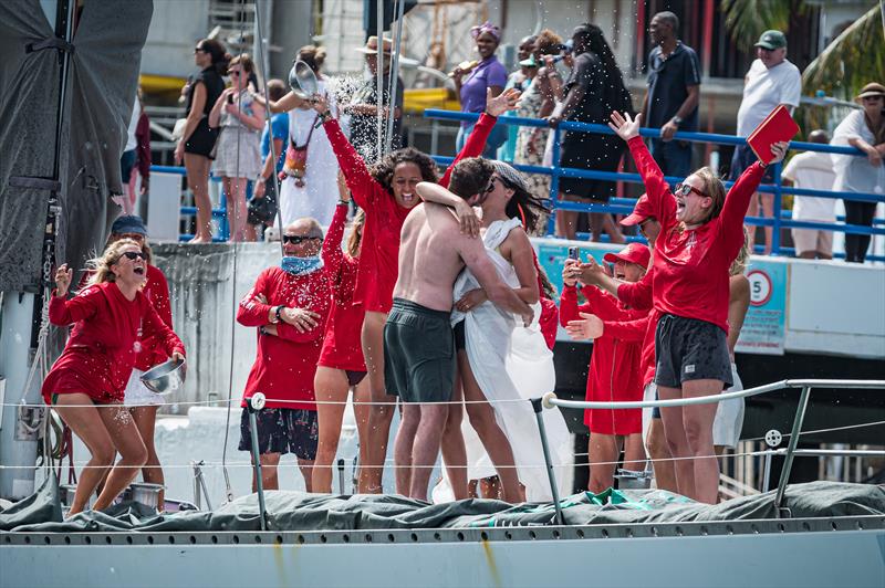 45th St. Maarten Heineken Regatta Day 4: Anything can happen at the St. Maarten Heineken Regatta -- including a proposal during the Bridge Show! - photo © Laurens Morel / www.saltycolours.com