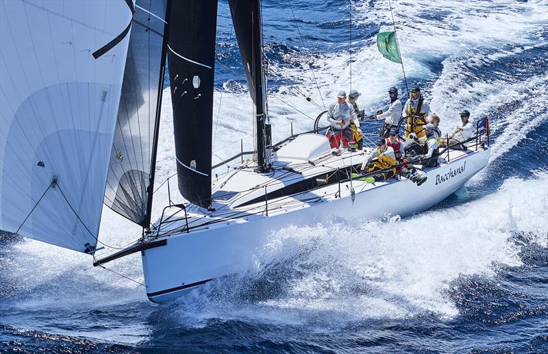 Bacchanal zipping downwind after last year's start - photo © Carlo Borlenghi / ROLEX