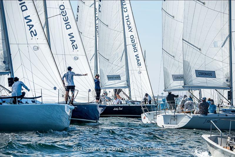 2024 Lipton Cup photo copyright Mark Albertazzi taken at San Diego Yacht Club and featuring the J105 class