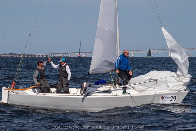 2024 J/22 World Championship photo copyright Christopher Howell taken at Eastport Yacht Club and featuring the J/22 class