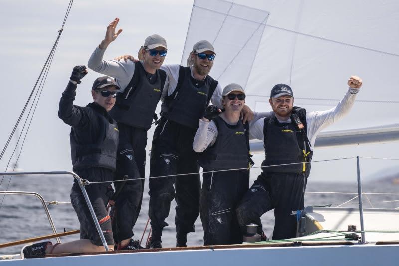 The Irish team Headcase celebrates winning the title of J/24 Class European Champion - photo © YCCS / Daniele Macis