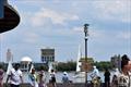 Spectators watch the racing at the 2024 Philadelphia Cup Regatta © Nicole Feller-Johnson