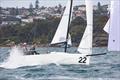 Sirocco on fire - Brown and team won the Youth and Corinthian divisions - NSW J/70 Championship 2024 © Nic Douglass for @sailorgirlHQ