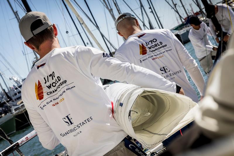 All set for the Sandberg Estates J/70 Worlds in Palma photo copyright SailingShots by María Muiña taken at Real Club Náutico de Palma and featuring the J70 class