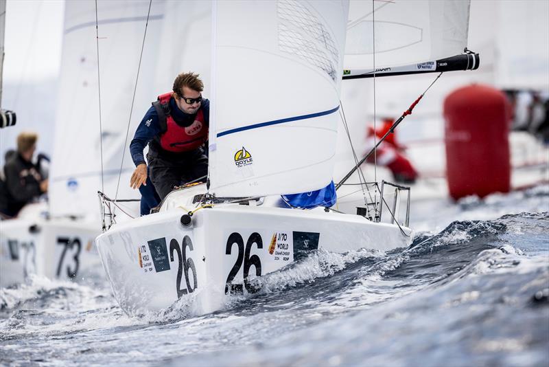 Mindset (BRA) on day 1 of the Sandberg Estates J/70 Worlds in Palma - photo © SailingShots by María Muiña