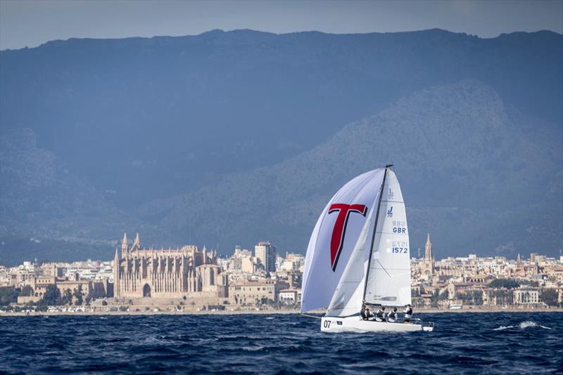 Brutus II on day 4 of the Sandberg Estates J/70 Worlds in Palma - photo © SailingShots by María Muiña