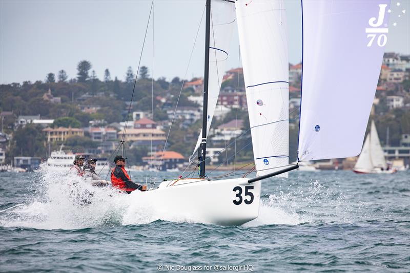 Doherty's Matador led after the first two days - NSW J/70 Championship 2024 photo copyright Nic Douglass for @sailorgirlHQ taken at Royal Sydney Yacht Squadron and featuring the J70 class