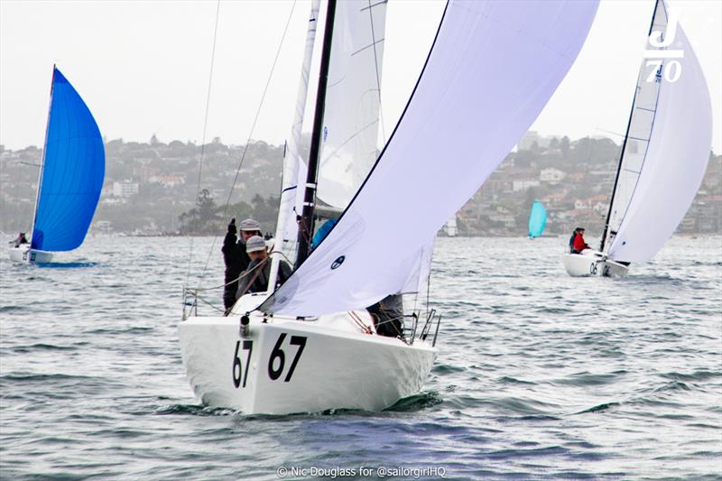 Thumbs up from Tim Ryan - NSW J/70 Championship 2024 - photo © Nic Douglass for @sailorgirlHQ