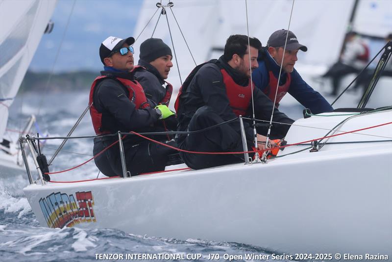 Tenzor International Cup - J/70 Open Winter Series - Stage 3 Day 2 - photo © Elena Razina