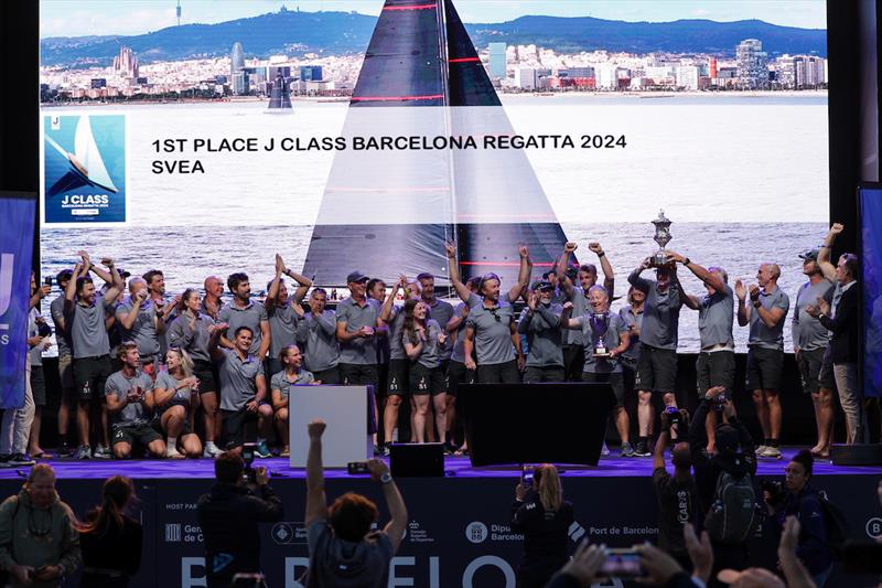 J Class Barcelona Regatta Prize Giving photo copyright Sailing Energy taken at Real Club Nautico de Barcelona and featuring the J Class class