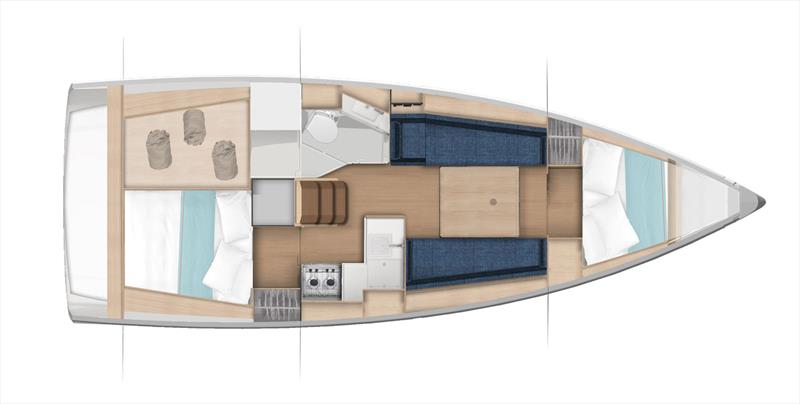 Jeanneau Sun Odyssey 350 - Two cabin - photo © Performance Boating