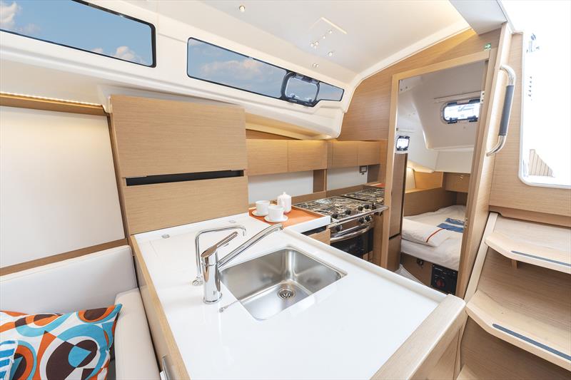 Jeanneau Sun Odyssey 350 - Galley photo copyright Antoine Guillou taken at  and featuring the Jeanneau class