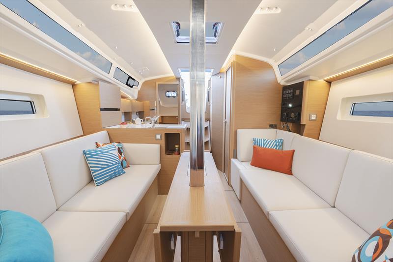 Jeanneau Sun Odyssey 350 - Main Saloon photo copyright Antoine Guillou taken at  and featuring the Jeanneau class