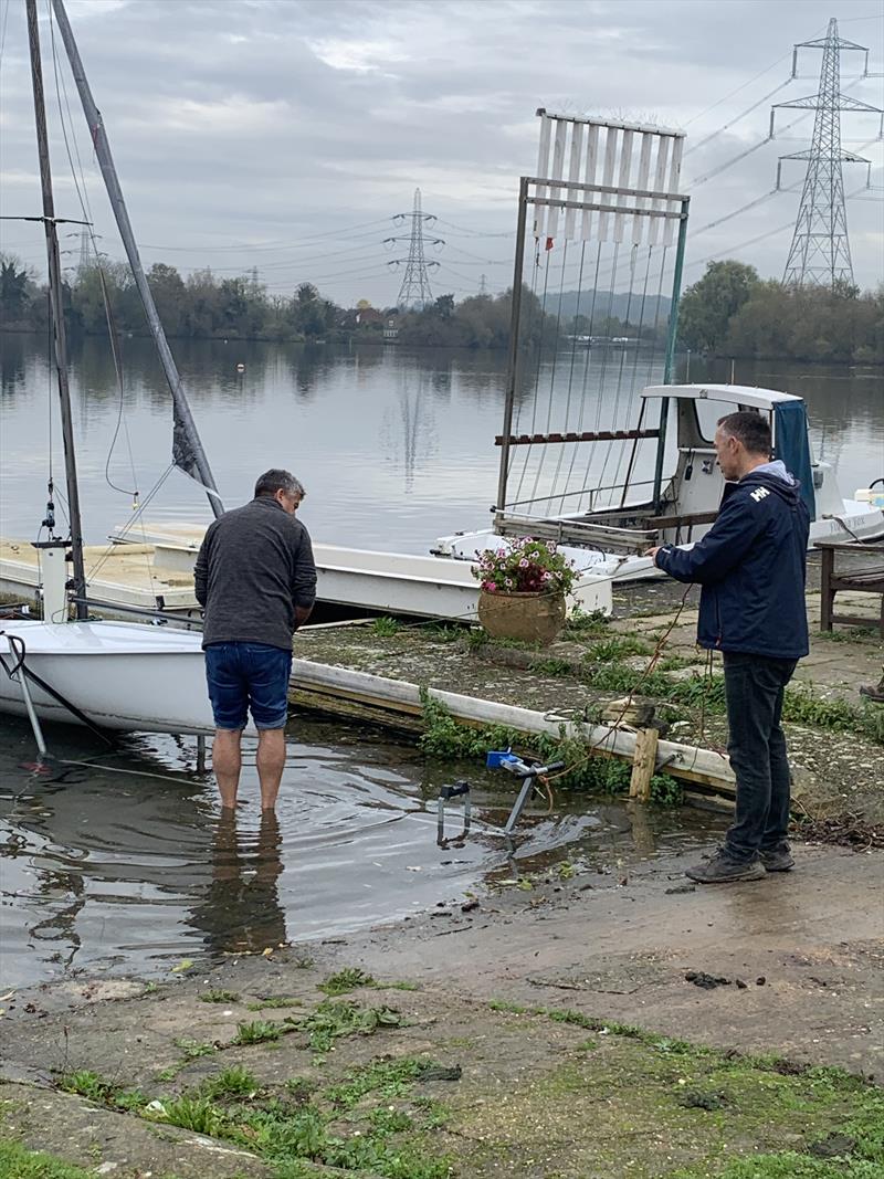 K1 End of Season Open at Broxbourne photo copyright Hilly King taken at Broxbourne Sailing Club and featuring the K1 class