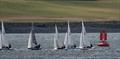 Kestrel Nationals 2024 at Royal Tay - Sailing on the flood tide all week made for a tricky approach to the windward mark © Hood